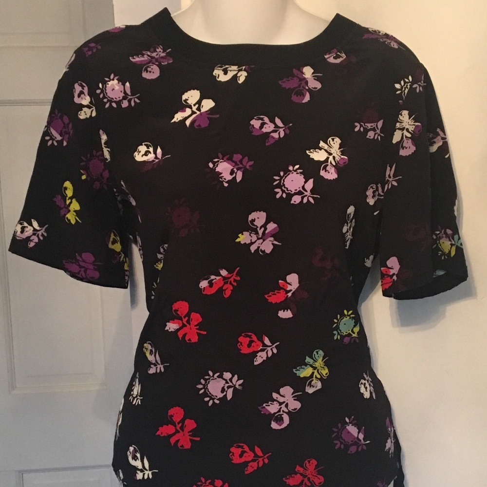 DVF Daye Silk Blouse Floral Print